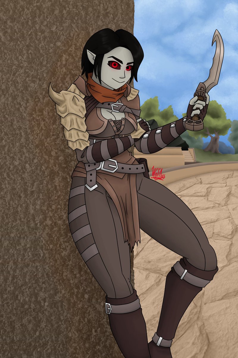 DrekWolfen's tweet photo. Naryu Virian from The Elder Scrolls Online (my vieja wey)

#digitalartwork #digitaldrawing #fanart #TESOnline https://t.co/3BSah6GenC