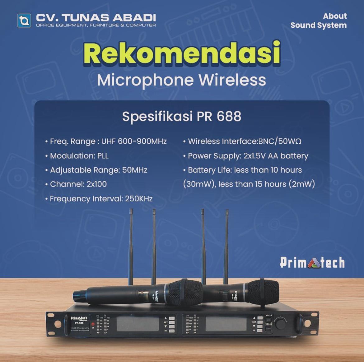 tunasabadi_mlg's tweet image. Acara resmi/non resmi semua pasti butuh microphone untuk pengisi acara/presentasi, ini 2 rekomendasi mic wireless merk Primatech. Yuk kepoin produknya disini/cek langsung ke showroom kami. #microphone #micwireless #mic #event #presentasi #elektronik #malang #batu