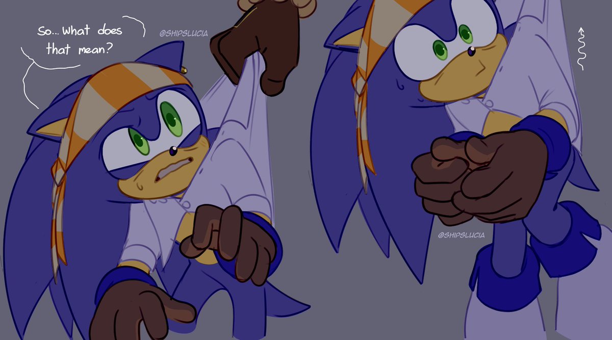 ShipsLucia's tweet image. 😶🔪
🔵: Entonces...¿eso qué quiere decir? ...
🔵: ¿QUÉ ES--...✨
⚫️:Qᵘᶦᶻᵃˢ ˢᶦ ᵗᵉ ᶜᵒʳᵗᵒ ˡᵃ ˡᵉⁿᵍᵘᵃ...
🔵: ...¡¿?! ¿¡M-mi--Q-qué?!
#Sonadow #Pirate 
Ps: wanted to have it done for the weekend, but since I finish a comms earlier today ...🙏🫡