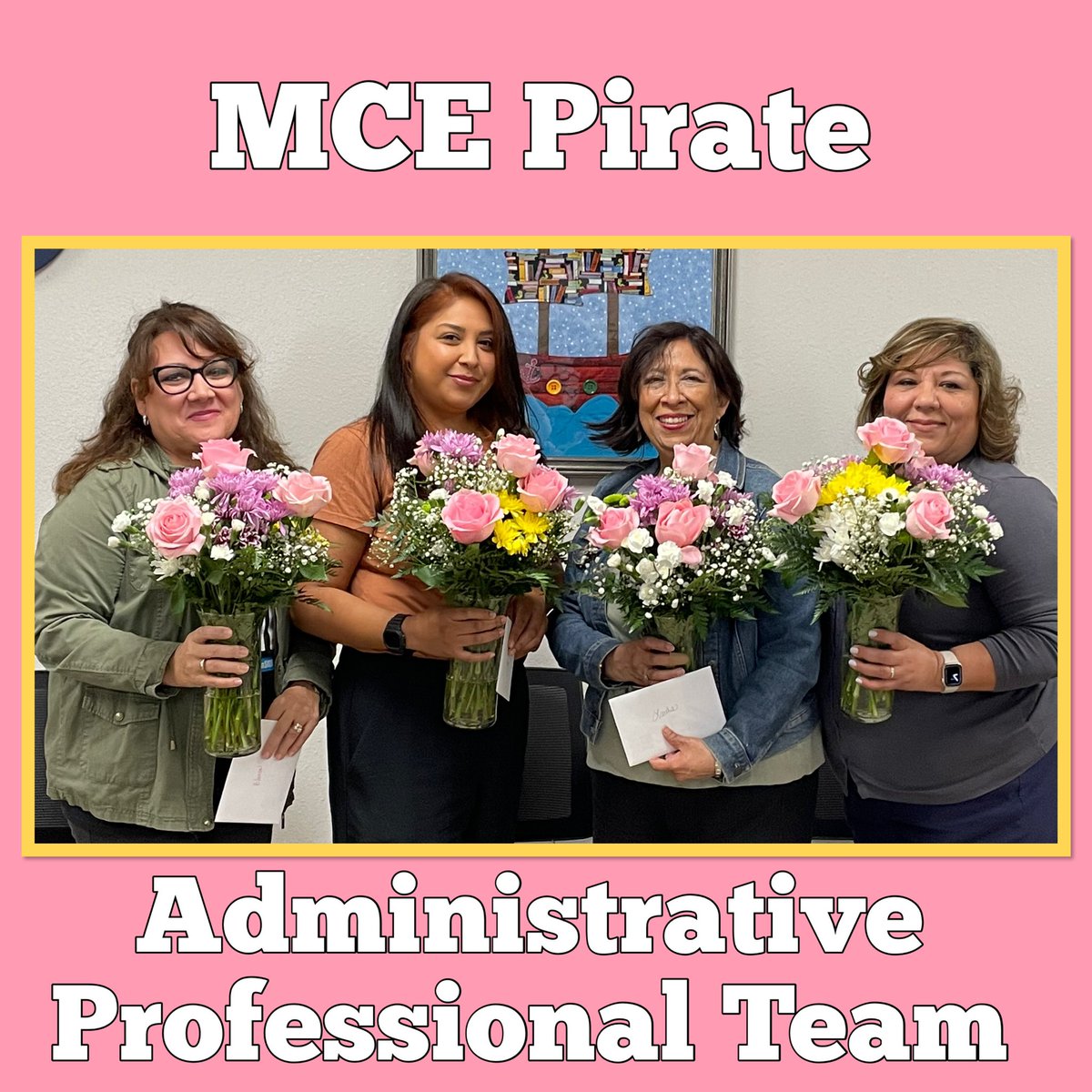 Thank you for your hard work, loyalty, positive attitudes, and making The Ship a better place! 👩‍💻#TeamSISD #AnchoredInLearning⚓️💙 #AdministrativeProfessionalWeek