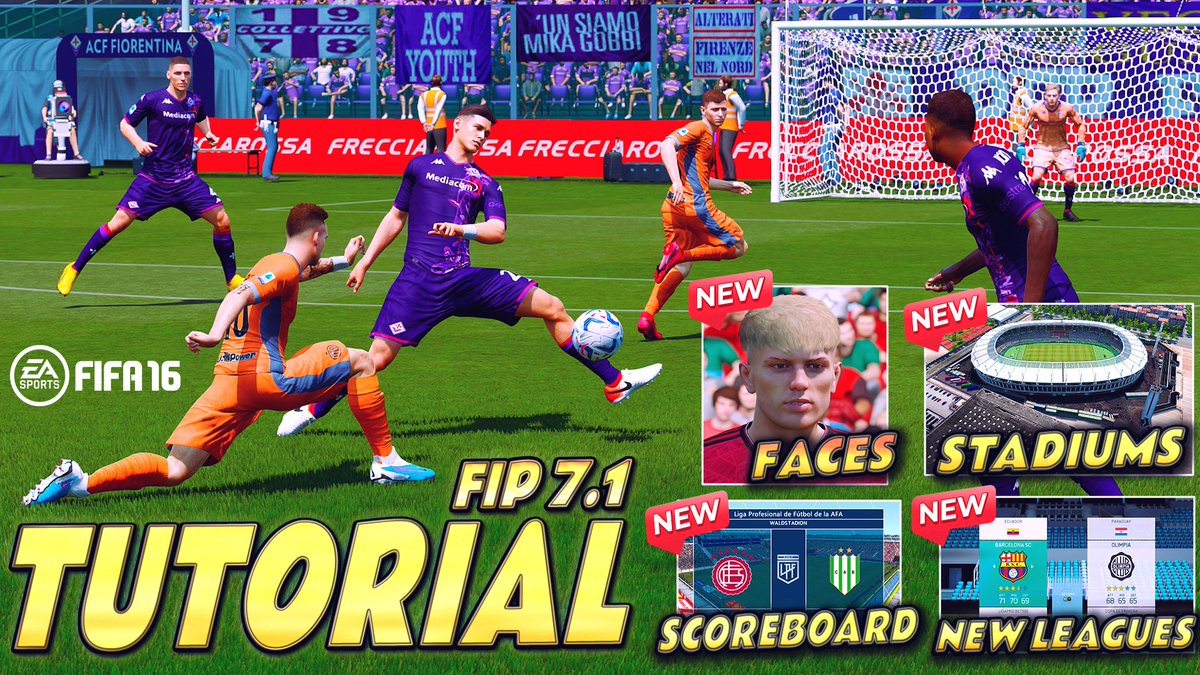 🚨 GUIA DEFINITIVA INSTALAR MODS #FIFA16 ✅ Instalar Mods - FIP 7.1 (Link) ✅ Instalar Estadios (incluye Pack) ✅ Instalar Marcadores (incluye Pack) ✅ Instalar Caras (incluye) ✅ Nuevas Ligas ✅ Reshade, Mod Gameplay y mas ▶️youtu.be/jS7D7vxx6Yo ▶️youtu.be/jS7D7vxx6Yo