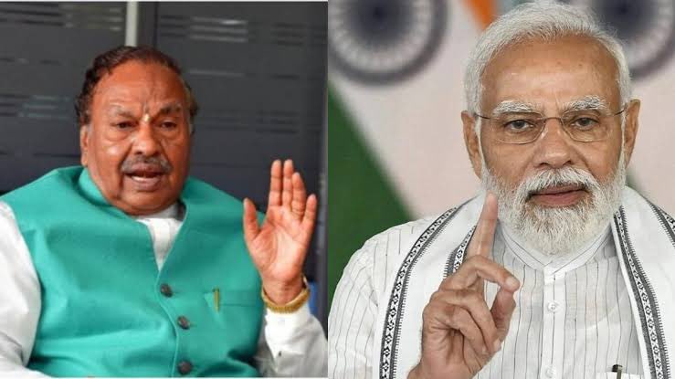 It’s BJP vs BJP

KS Eshwarappa, former Deputy CM and BJP Karnataka President, has rebelled against the party and Modi.

The BJP expelled KS Eshwarappa because he's running as an independent against BS Yeddyurappa's son. Modi and Shah tried to convince him, but it didn't work.…