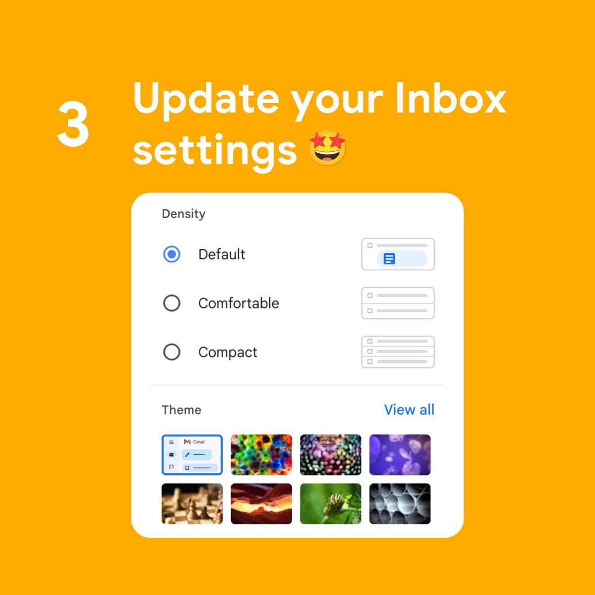 It’s time to give your #Gmail a glow-up in honor of #NationalEmailDay! 🎉💌

How do you personalize your inbox? → goo.gle/3W7RFxY