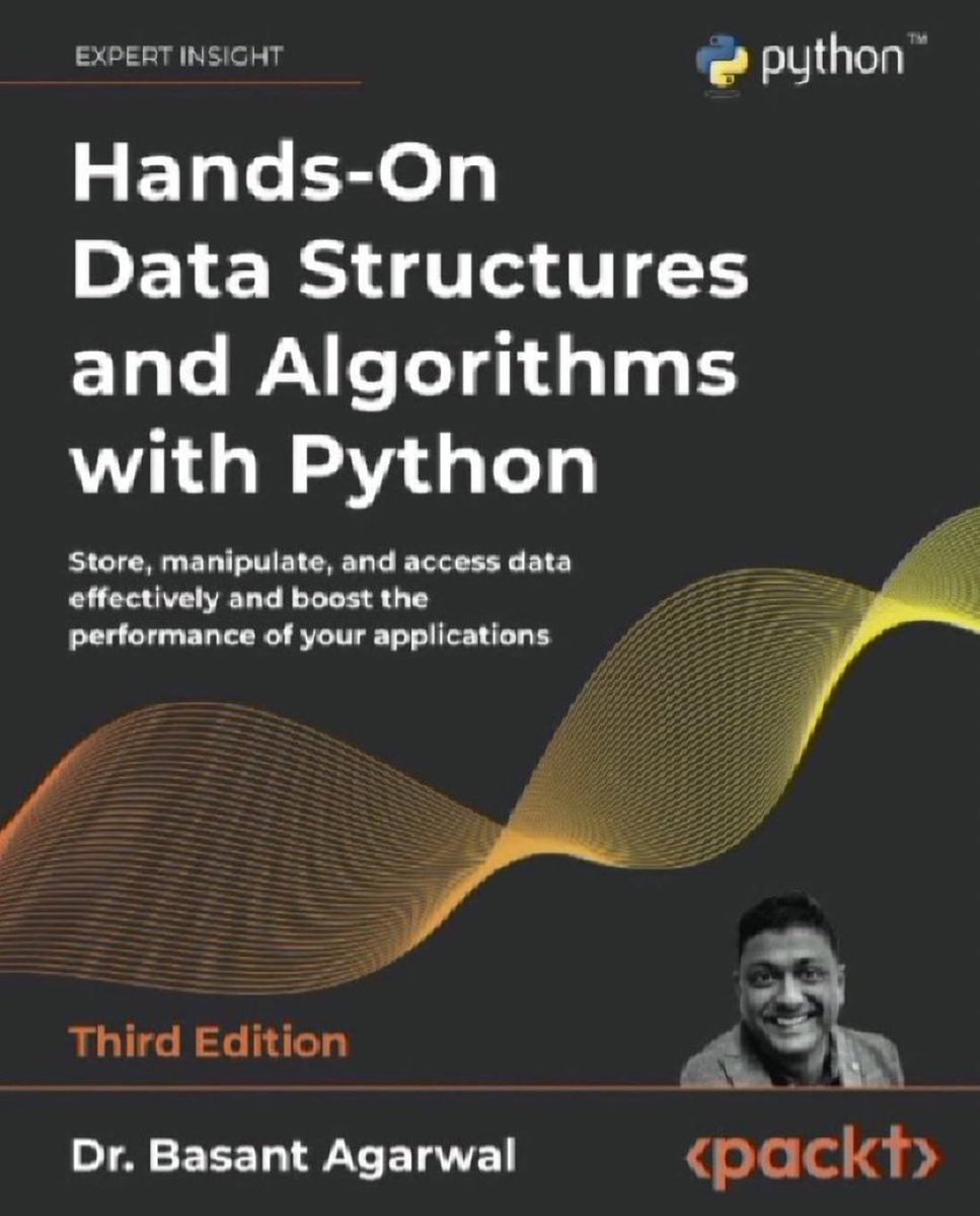 Hands-On Data Structures and #Algorithms with #Python, 3rd Edition: amzn.to/3YpocP1
—————
#BigData #Analytics #DataScience #MachineLearning #DataScientists #Coding