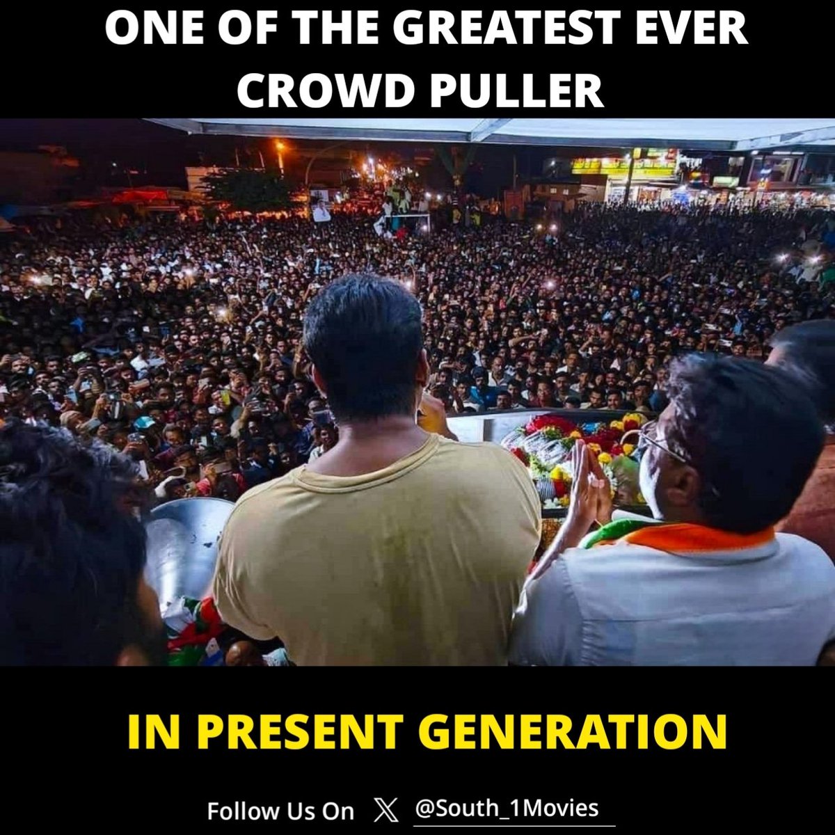 One of the greatest ever crowd puller in present generation is @dasadarshan 🔥

#BossOfSandalwood  #DBoss
#DevilTheHero