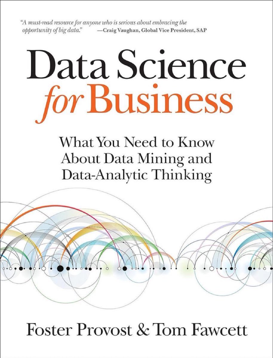 #DataScience for Business — What You Need to Know about #DataMining and Data-Analytic Thinking: amzn.to/3dRgs18
—————
#BigData #AI #MachineLearning #DataLiteracy #AnalyticThinking #BusinessAnalytics #DataAnalytics #DataScientists #Analytics #DataLeadership @LeadershipData