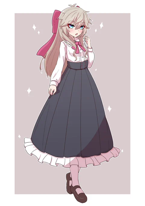 つむぎちゃんの髪と服を好き勝手いじり倒してます #私はこういう絵描きです見た絵描き全員参加 