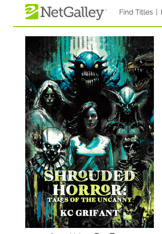 💫 Reviewers! 💫 My debut short story collection, SHROUDED HORROR: TALES OF THE UNCANNY is now on NetGalley for your reading pleasure! Dive into creatures features, weird horrors and the monstrosities that hover at the edges of reality 😈 #newbook #advancereadercopy #horrorbook