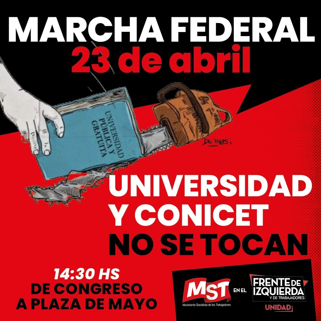 ZNVISION's tweet photo. Bodart: “Milei quiere ‘adroctrinar’ el presupuesto universitario, miles vamos a demostrarle la fuerza que existe para frenarlo”
#adroctrinar #Apoyo #Bodart #fuerza #Izquierda #marchadel23 #Milei #presupuestouniversitario
@Ale_Bodart

https://t.co/RV22wLRTc4 https://t.co/CXqn9M17MJ