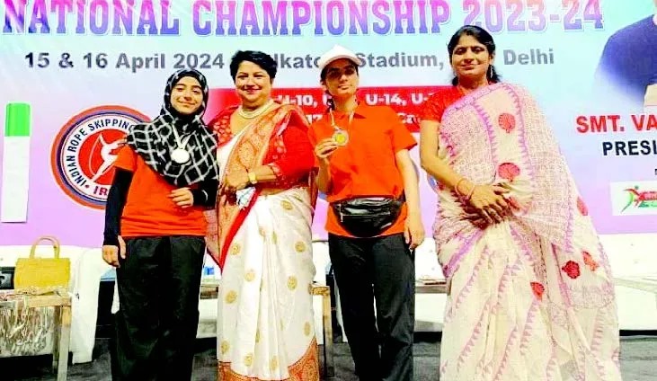 In a remarkable display of skill and determination, athletes from Jammu and Kashmir have brought home laurels from the recently concluded International Rope Skipping Federation (IRSF) National Championship. #JammuKashmir