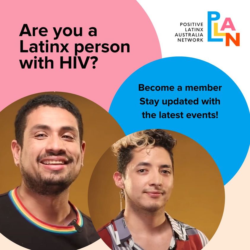 Are you a Latinx person with #HIV? Connect with the Positive Latinx Australia Network @napwha 

Check it out using the link 👇
napwha.org.au/plan/
.
.
.
.
#hivawareness #hivadvocacy #hivpositive #sexualhealth #community #latinx #nerwork