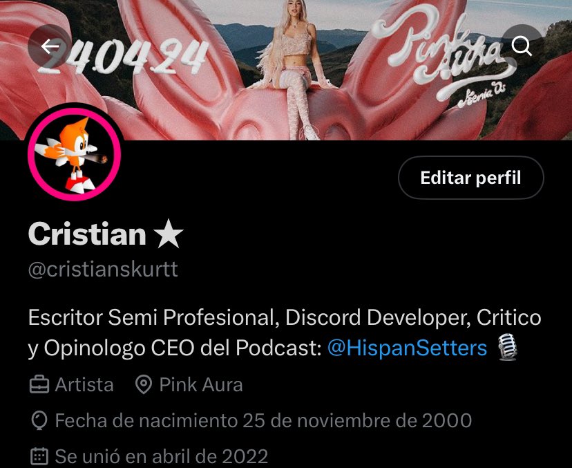 Pink Aura se apoderó de mi Perfil 🐰💗 Vamos con todo el Miércoles @keniaos