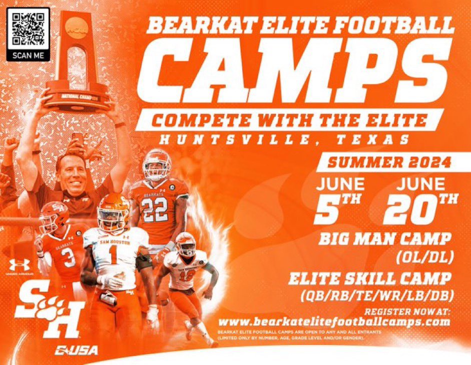 Appreciate Coach @DaltonMeyer85 for the Sam Houston State camp invite! Definitely looking forward to this one!