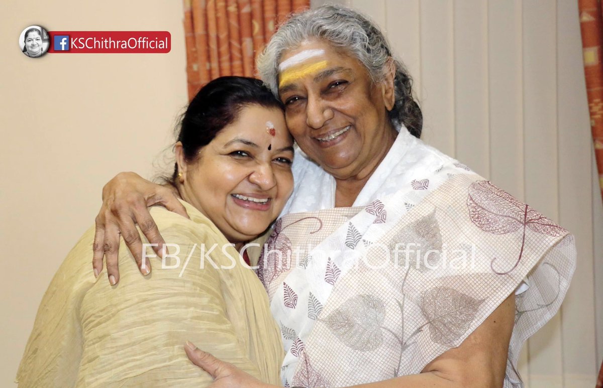 Happy Birthday to the most inspiring, the queen of expressions, the most humble being & our beloved Amma..Dear Janaki Amma ..Always praying God for your good health, happiness and long life. Have a wonderful birthday Amma. #KSChithra #SJanaki #JanakiAmma