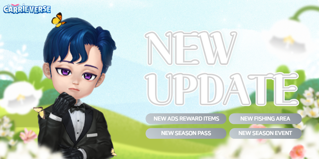 CarrieVerse's tweet photo. 🌼Carrieverse April 2024 Update

Enjoy the beautiful May to come with new updates from Carrieverse💐

✅Check out the details for the update below.
1. New Ads Reward Items
2. New Fishing Area
3. New Season Pass Released
4. New Season Event

➡️More Detail : https://t.co/M7XQ5cGDHF https://t.co/32VwoxKRt2