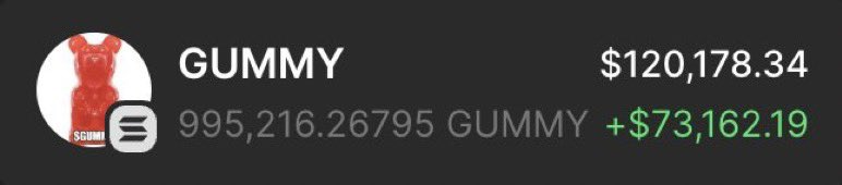 sharon1161227's tweet photo. Giving away $1000 in $GUMMY 🧸

Drop your $SOL wallets, RT &amp; follow @sharon1161227 🔔

~ 24 hours only ⏰ https://t.co/1rCbViMZAm