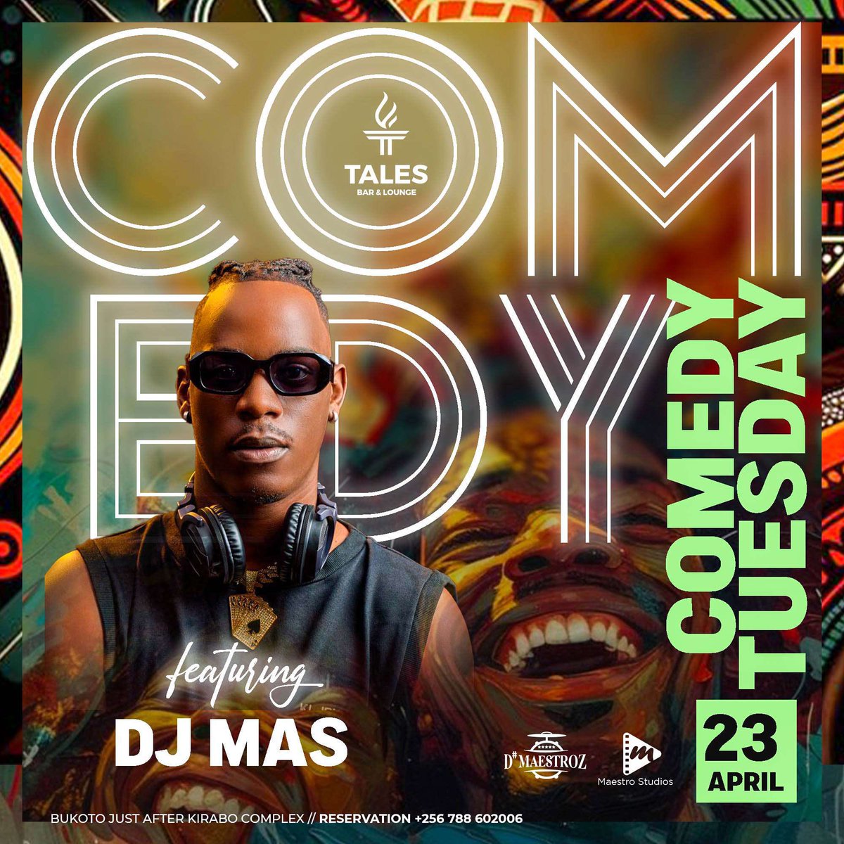 Deejay_Mas_256's tweet photo. Happy Tuez FAM kano kamwe… legendary Mili @JChameleone in it 💯📌
#TuesdayComedy 📍 @Taleslounge_kla
#TheMasEffect https://t.co/TjdKlN2UHK