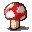 ドット絵のソフト買って描いたキノコです 