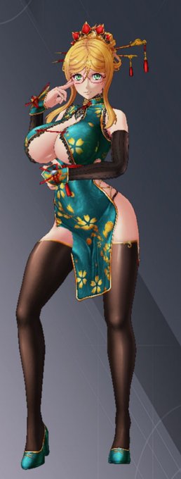 #アクション対魔忍
フヒヒ…2人ともチャイナドレス似合ってるよォ🤪 