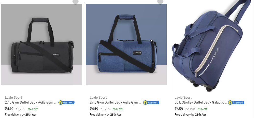 Lavie Sport Duffel Bags Starts 449

Read More: roo.bi/iP5q0

MRP: ₹899 - Offer:  ₹449

#roobai #roobaioffl #StealDeal #Exclusive #bestoffers #onlineshopping #ecommerce #shoponline #business #deals #tips #shoppingonline #visit #sale #sale #fashion #shopping