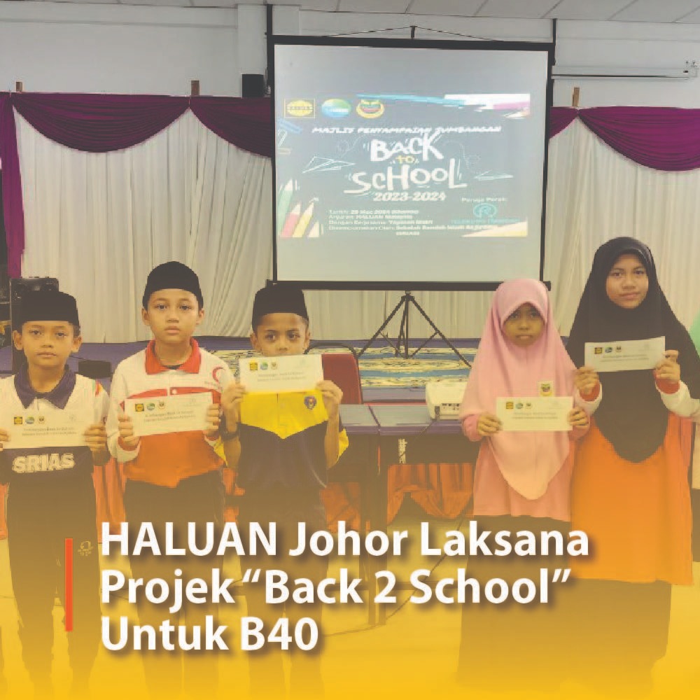 haluanmalaysia's tweet photo. HALUAN Johor Laksana Projek “Back 2 School” Untuk B40 https://t.co/dk2a15AFWe