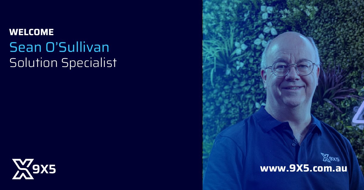 🎉 We're thrilled to announce a new addition to our team at 9X5! Please join us in welcoming Sean O'Sullivan as our new Solution Specialist. 🌟
 
We are excited to see the innovative solutions Sean will bring to our team. Welcome aboard, Sean! 🚀
 
#NewHire #Team9X5 #ITExpert