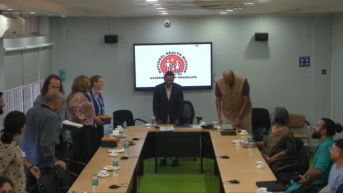 meghalayahealth's tweet photo. Sampath Kumar, IAS, Principal Secy. Health & FW, Govt. of Meghalaya, yesterday had a meeting with the @SELCOFoundation on, Energy For Health:Meghalaya Model, an initiative to ensure the delivery of decentralized health services via sustainable energy
#EnergyForHealth #GreenEnergy https://t.co/Id5MjyqE4l