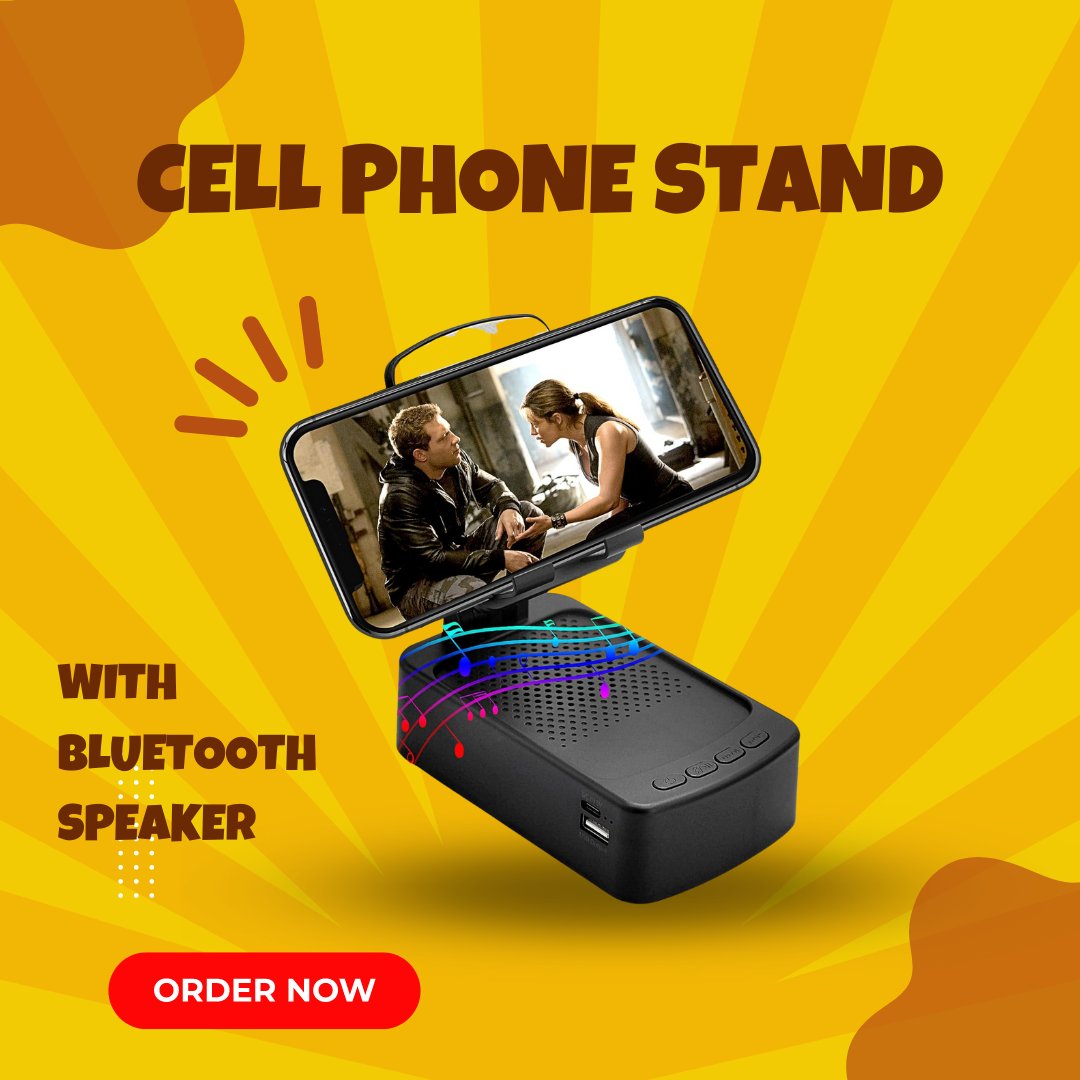 Cell Phone Stand with Bluetooth Speaker

#CellPhoneStand #BluetoothSpeaker #HandsFree #WirelessSpeaker #TechGadget #Multifunctional #Convenient #PortableSpeaker #MusicOnTheGo #SmartphoneAccessory

amzn.to/49NyrRA