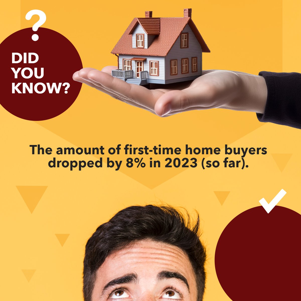 A home is more than just a purchase; 

Did you know this about first-time home buyers?🏡

#FirstTimeHomeBuyer #HomeOwnership
 #DebbieRettbergSells #TheKeyTeamNorthrop