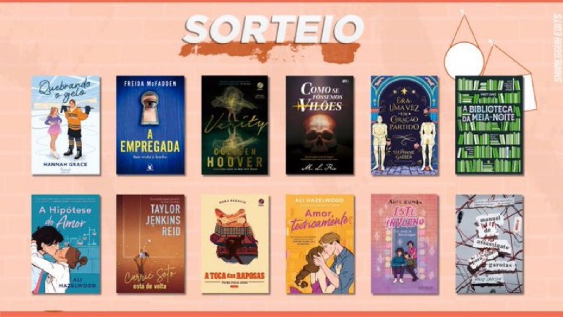 literapromos's tweet photo. ⚡ Sorteio Relâmpago

📚 Prêmio: um dos livros da imagem, 35 reais em livros ou 35 reais no PIX.

➡ Siga nossa página
➡ Reposte (Rt) esse Tweet
➡ Reposte (Rt) nosso Tweet Fixado

⚠ Todas as regras serão verificadas no dia do sorteio. Resultado: 25/04. https://t.co/xZBSA6EaVl