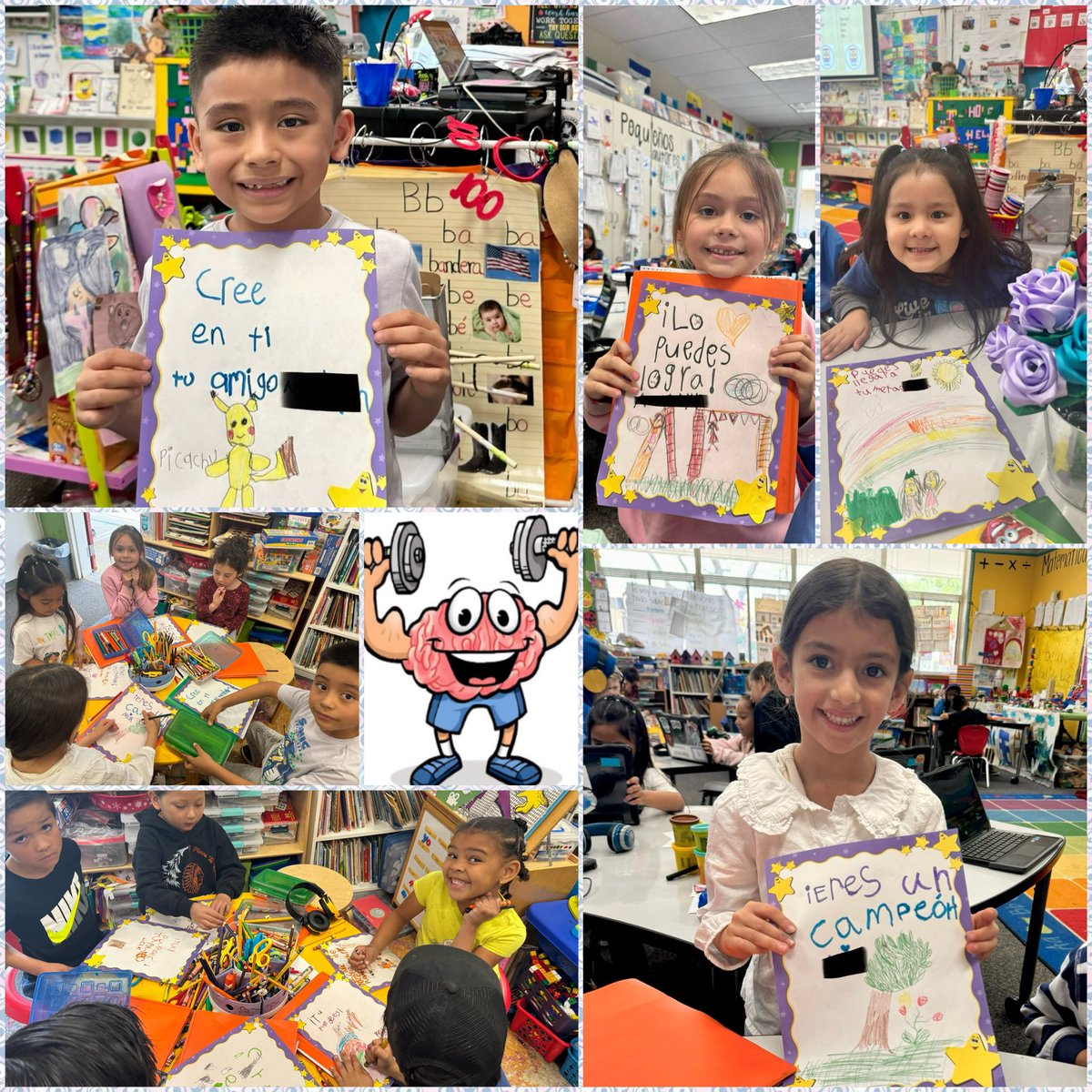 We wrote special letters to encourage our third grade friends @BostoniaGlobal to do their best on their testing next week! We believe in you! You got this! #brainolympics @MtraRamosR @Maestra_VRocha @NerelWinter @CajonValleyUSD @langacadpta