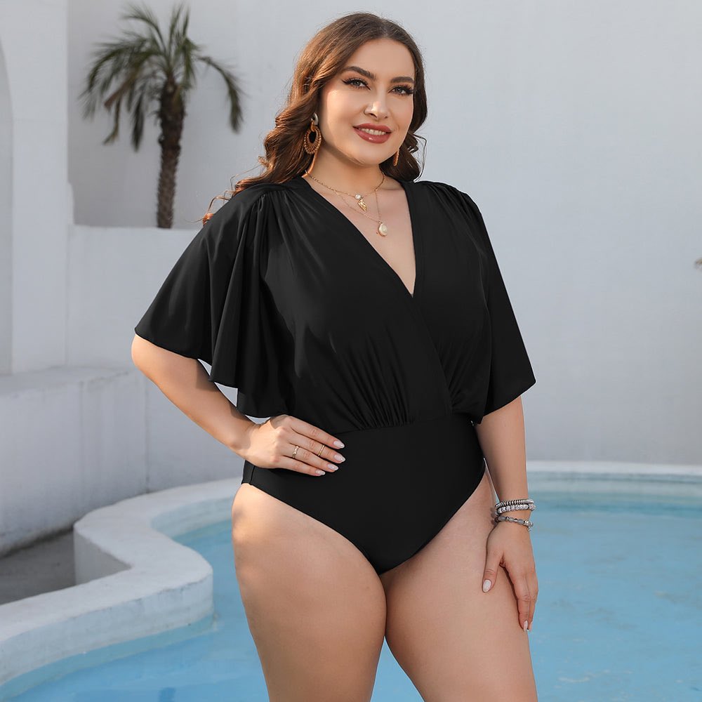 Americasstores's tweet image. Plus Size Ruched Surplice Neck One-Piece Swimsuit

Available for purchase at americasswag.com/products/plus-…

#tallaextra #ropaextranjera #sizeplus #curvylove #gorditas #modard #Plus Size
tallasgrandes #size #rd🇩🇴 #divas #tiendaonline #santiago #vintagestyle #plussizeboutique #plussize