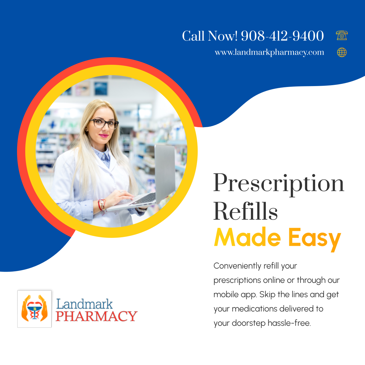 Refill prescriptions hassle-free online or via our app. Skip the lines and get medications delivered to your doorstep. 

#PrescriptionRefill #NorthPlainfieldNJ #RetailPharmacy