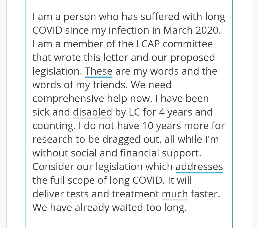 The comment period for @SenSanders #LongCOVID legislation ends sometime tomorrow April 23. Don't forget to personalize and send your @LongCovidAP letter. 🏥👩‍⚕️🧪 #healus #helphealus actionnetwork.org/letters/tell-b…