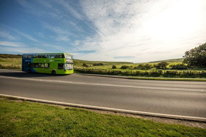 The coast is a popular place to be. If you're thinking of coming to #SevenSisters, give the bus a try. ⠀ Catching the 12, 12A and 12X services from Brighton, Eastbourne and Seaford will bring you directly to the Park entrance. Simple. Stress free. Environmentally-friendly.