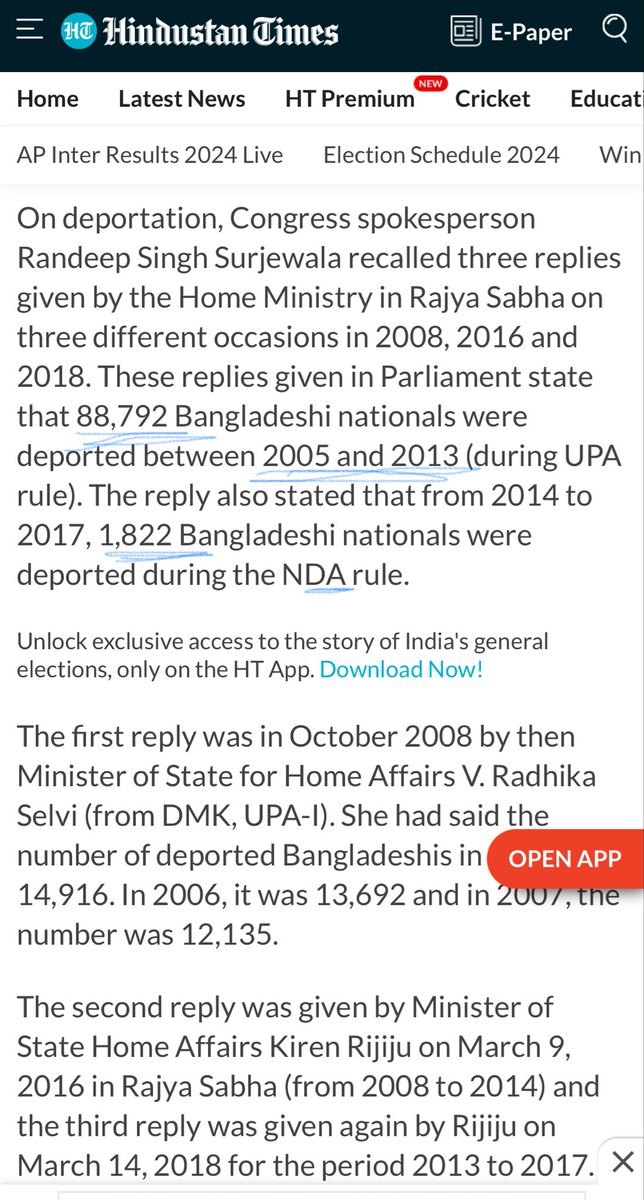 @smitaprakash Illegal immigrants be deported.
Cong had deported 88,792
Bajap 1,822??

Only noise no actual work? 

Illegal Bangladeshis aren't deported coz 
Who will do the riots and MoSha can blame MUSLIMS 😉

@INCIndia @priyankagandhi do reply in ur rallies.