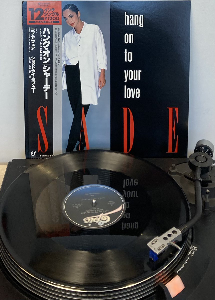 NOW PLAYING
SADE／HANG ON TO YOUR LOVE
1984 EPICソニー　12•3P-618