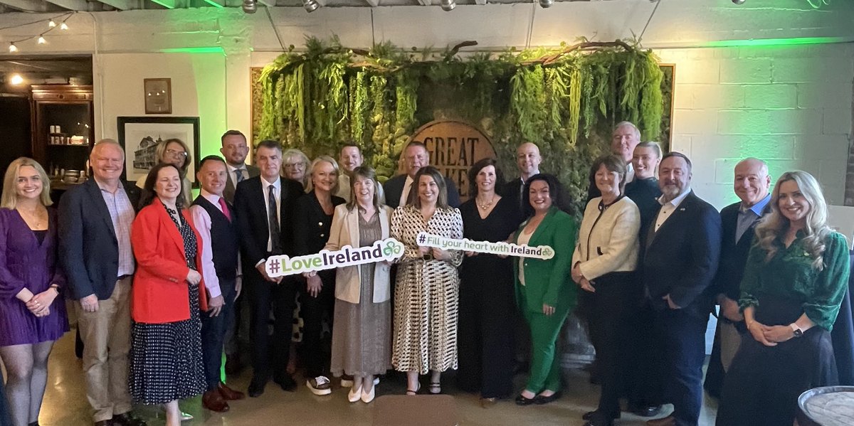 1/2 Joining Team Ireland this week as we begin our 2nd 4 city ‘Best of Ireland’ sales mission of the year in the US Midwest 1st stop #Cleveland OH with ⁦@gpowithistory⁩ ⁦@lougheskecastle⁩ ⁦@HastingsHotels⁩ ⁦@TitanicHotelBel⁩ ⁦@HomeofBelleek⁩ ⁦⁦