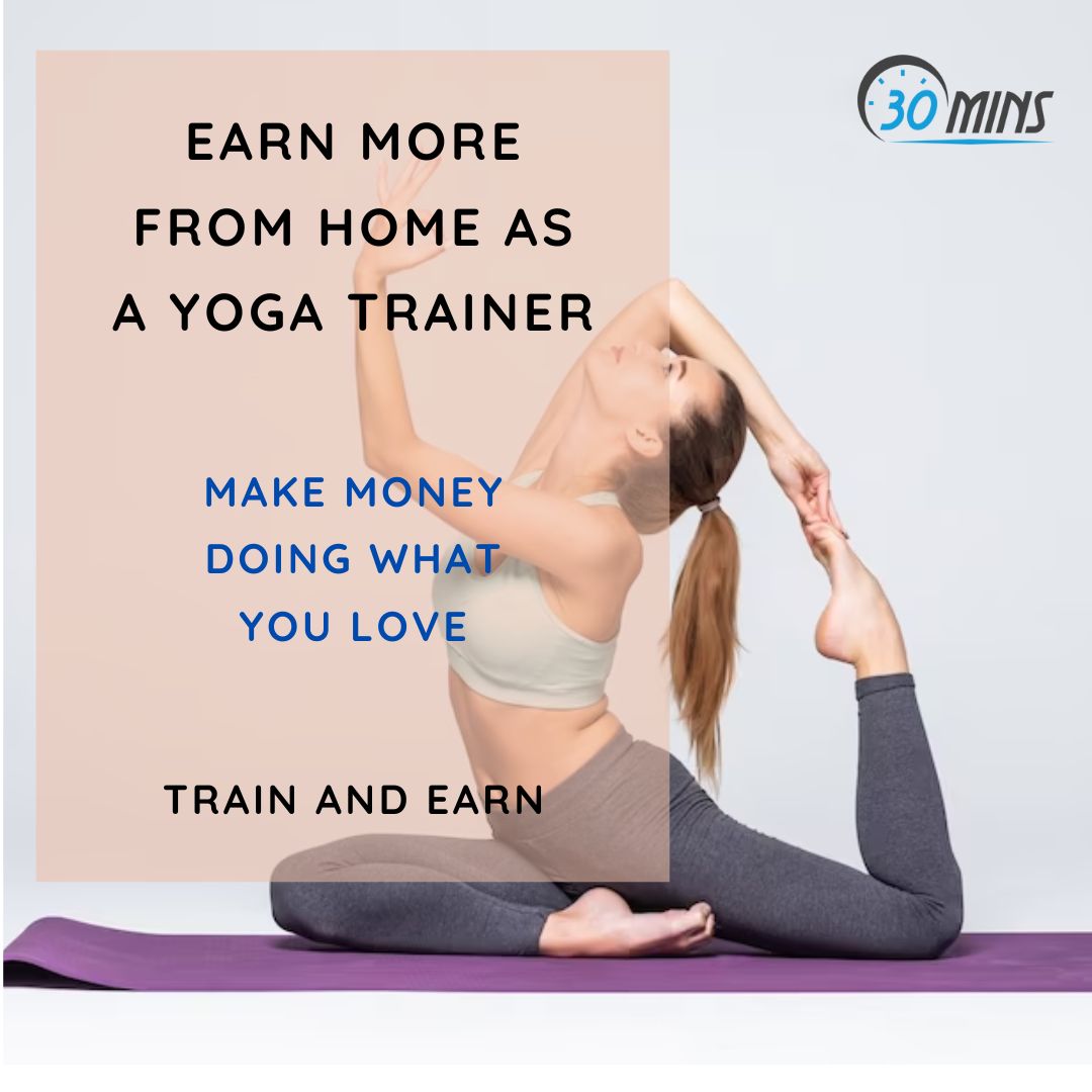 'Are you a yoga trainer? Earn more for your talent with 30mins.
30mins.com/signup 

#30mins #experts #freelancers  #parttimejobs #earnmore #hasslefree