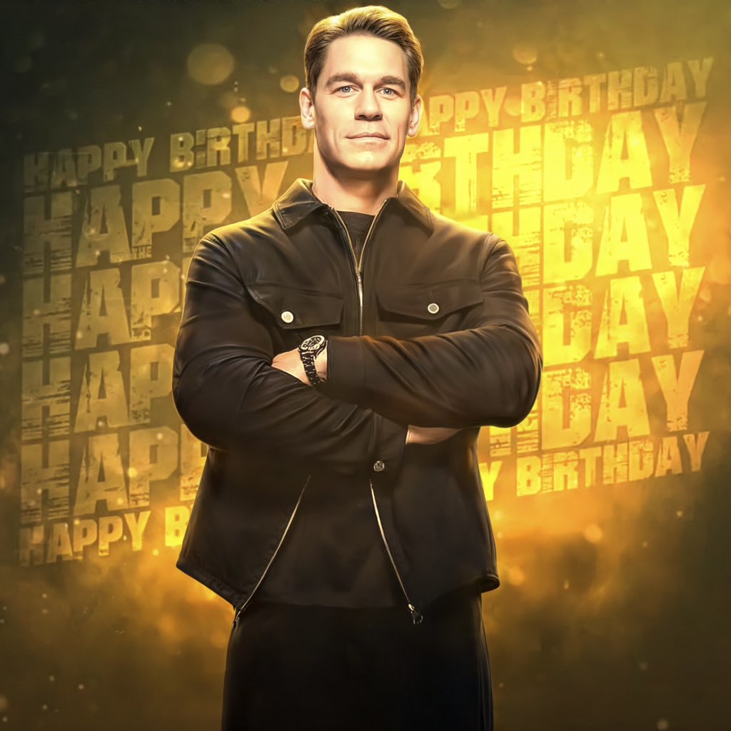 Happy 47th Birthday To The Greatest of All Time @JohnCena! We Are Anticipating Your Record Setting 17th World Championship Reign In The Future. #WWE