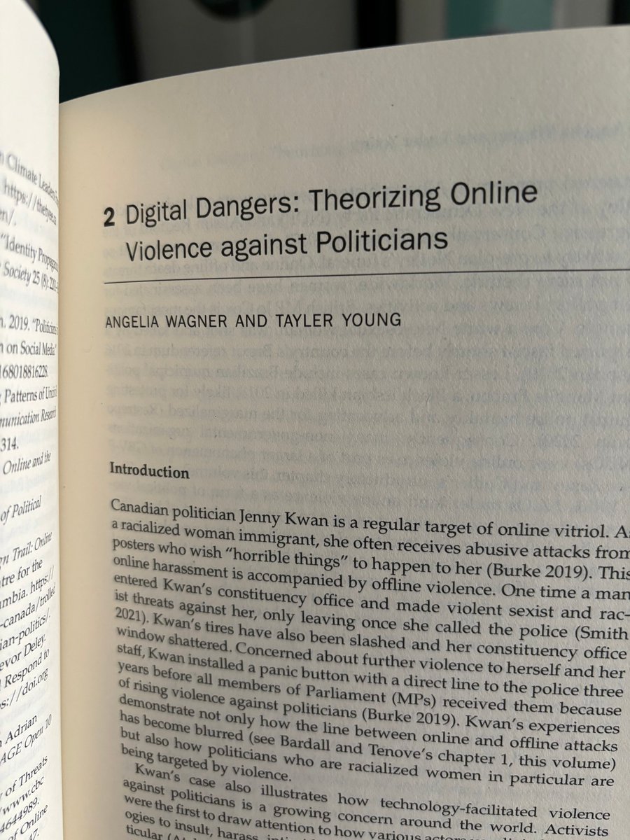 Thrilled to finally see the print version of edited book by @tracey_raney and @profcncollier on gendered-based violence in Canadian politics. Received my copy today. #CdnPoli #WomenInPolitics #VAWiP #NotTheCost