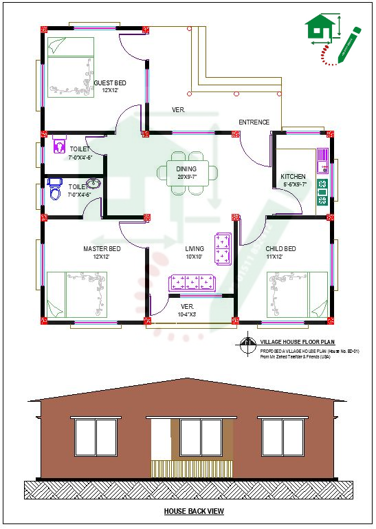 Saiful4CADD's tweet photo. Proposed Floor Plan &amp; Elevation.
For more +8801511 852412
Thanks to all. https://t.co/KqR1SCdHaA