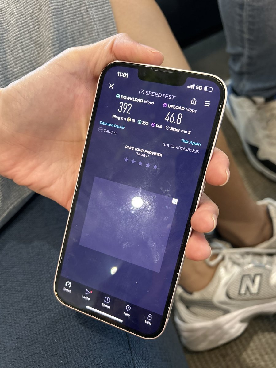 Rabbit25974259's tweet photo. อู้วววว #True5G  เกือบ 400 แรงใช้ได้ https://t.co/rpf9uc4gi6