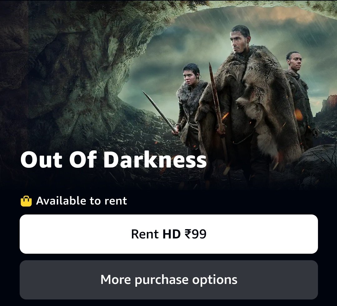 Six people search for a new home in a brutal landscape but are stalked by a terrifying enemy.

#OutOfDarkness (2024) by #AndrewCumming, now available for RENT on @PrimeVideoIN Store @BmsStream #GoogleTV & @YouTubeIndia.