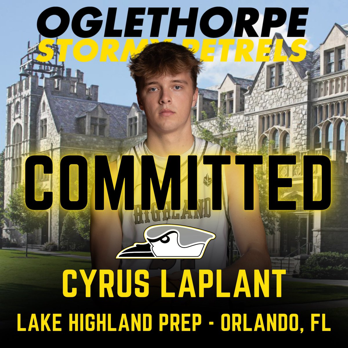 Please help us congratulate @cyruslaplant5 on committing to play at @GoPetrelsMBBall! So excited for this opportunity for you, your hard work paid off in a big way! Oglethorpe is getting a great one! ⚔️🏀🐦🏀