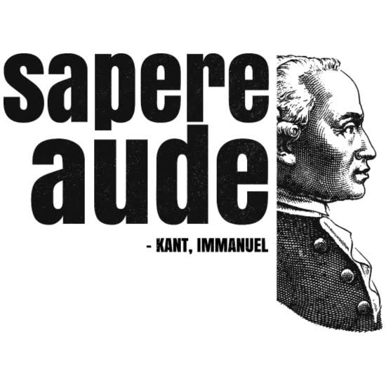 #ImmanuelKant 
#SapereAude