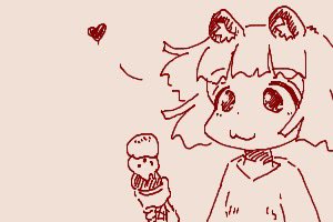 「ちかごろのらくがき13段アイス 」|うちうのイラスト