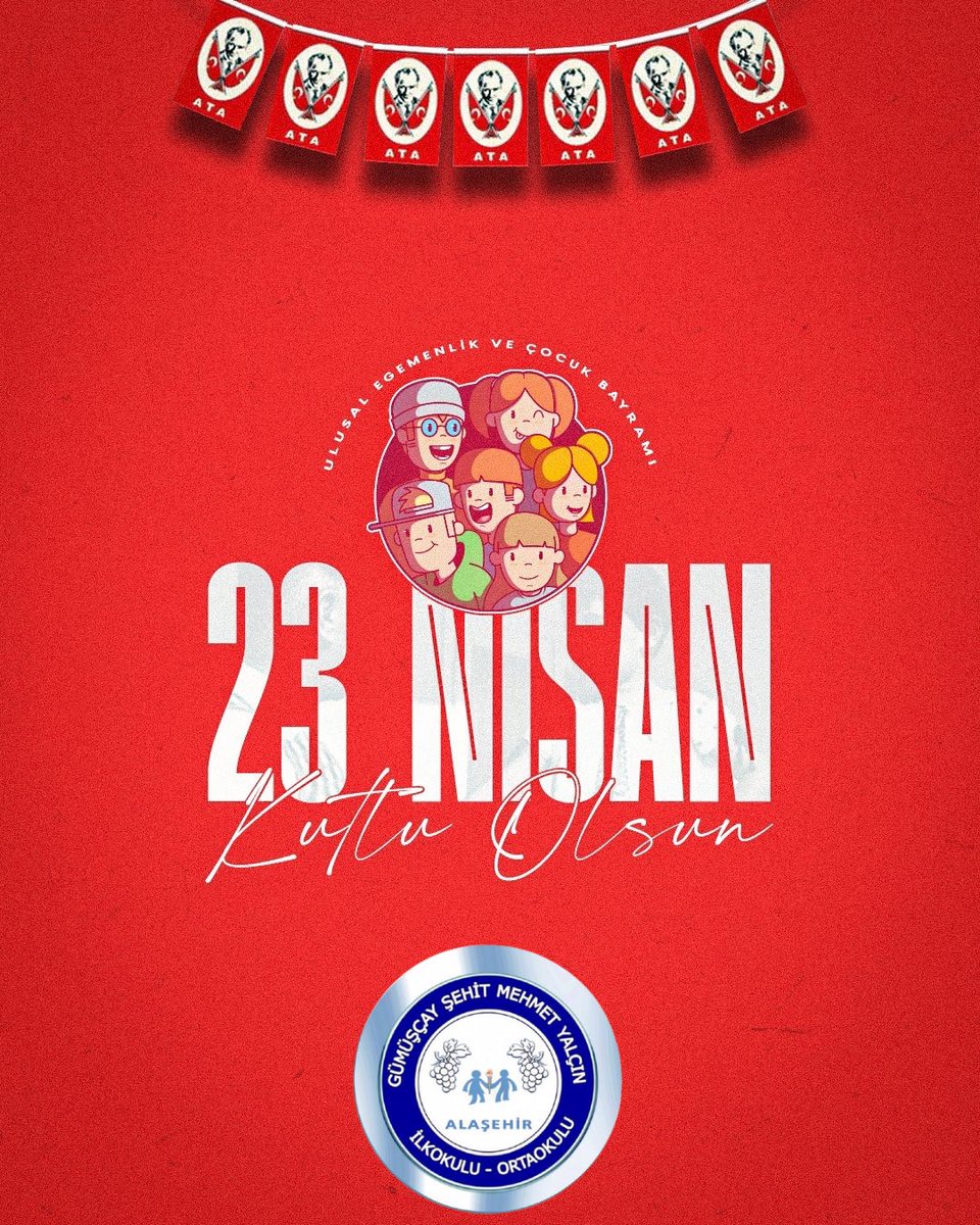 gumuscay45's tweet photo. "Egemenlik kayıtsız şartsız milletindir”

🇹🇷 23 Nisan Ulusal Egemenlik ve Çocuk Bayramımız kutlu olsun! https://t.co/zQbrP1BxkN