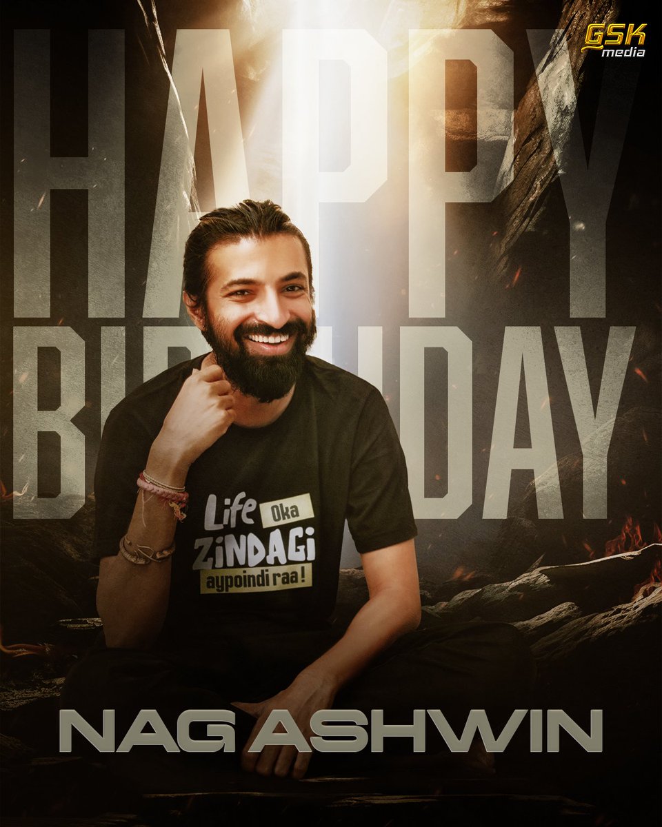 Wishing the visionary director & brilliant storyteller #NagAshwin a very happy birthday, Have a Blockbuster year ahead⚡🔥

Let's show to the world that Tollywood can also make these types of movies 💪
Lots of love from Pakistan 🇵🇰 

#HBDNagAshwin #NagAshwin #Kalki2898AD #Prabhas