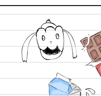 学校の課題に描いたやつだけど意外と再現度高い 